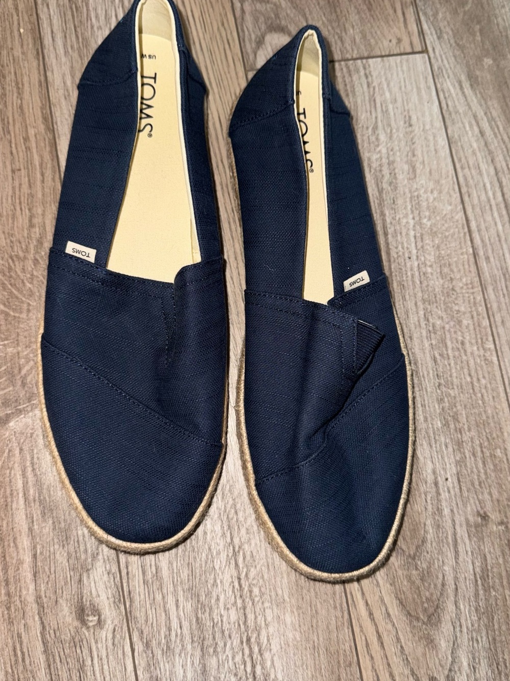 TOMS Classic Navy Canvas Slip-Ons